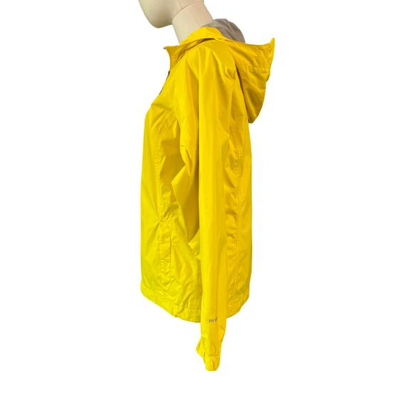 The North Face Women’s Yellow Rain Jacket Waterproof Hooded Small - Picture 7 of 11